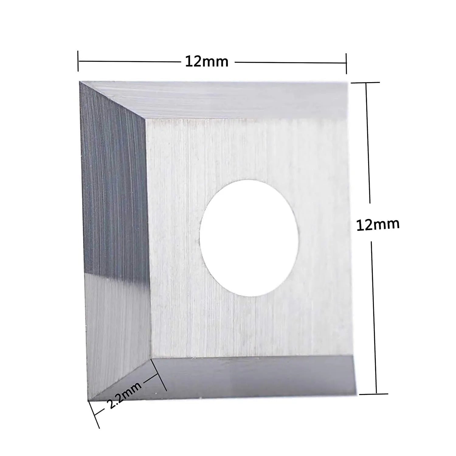 SpeTool 10 stuks 10.5 MM x 10.5 MM x 2.2 MM Wolfraamcarbide Inzetstuk Vervanging voor Inzetstuk Routerbit SpeTool 10 stuks 10.5 MM x 10.5 MM x 2.2 MM Wolfraamcarbide Inzetstuk Vervanging voor Inzetstuk Routerbit