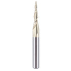 SPEtool CNC tapered ball nose router bit, 1/32-inch radius, 1/4-inch shank (product image)