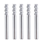 SpeTool 1/4 End Mill for Aluminum Cut 3 Flute CNC Router Bit Non-Ferrous Metal