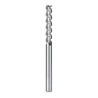 SpeTool 1/4 SHK Carbide End Mill for Aluminum Cut CNC Router Bit 3.5" Long