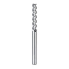 SpeTool 1/4 SHK Carbide End Mill for Aluminum Cut CNC Router Bit 3.5" Long