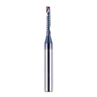SpeTool  1 8 Spiral O Flute Plastic Cutting for Aluminum up cut router bit SPE-X coated