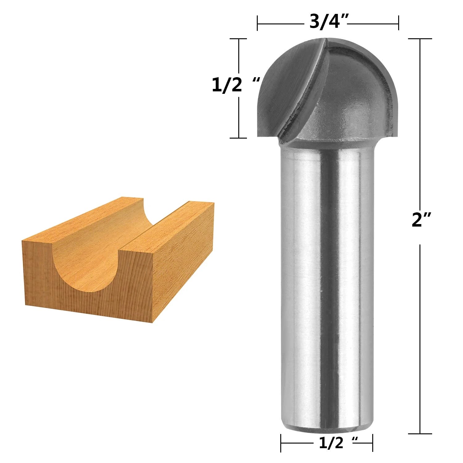 SpeTool Core Box Router Bits - Precision Tools for Smooth Curved Grooving
