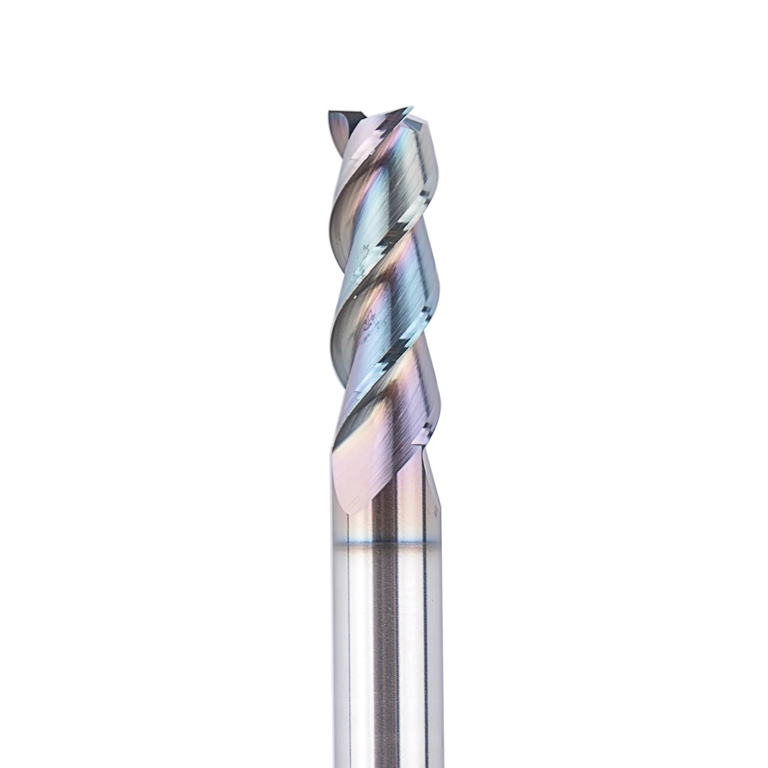 SpeTool 3 Flute 1/4 inch Dia Extra Long Tool Life Coated CNC End Mill