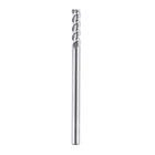 SpeTool 3 Flutes End Mill for Aluminum 1/4" Dia Extra Long 4" Router Bit