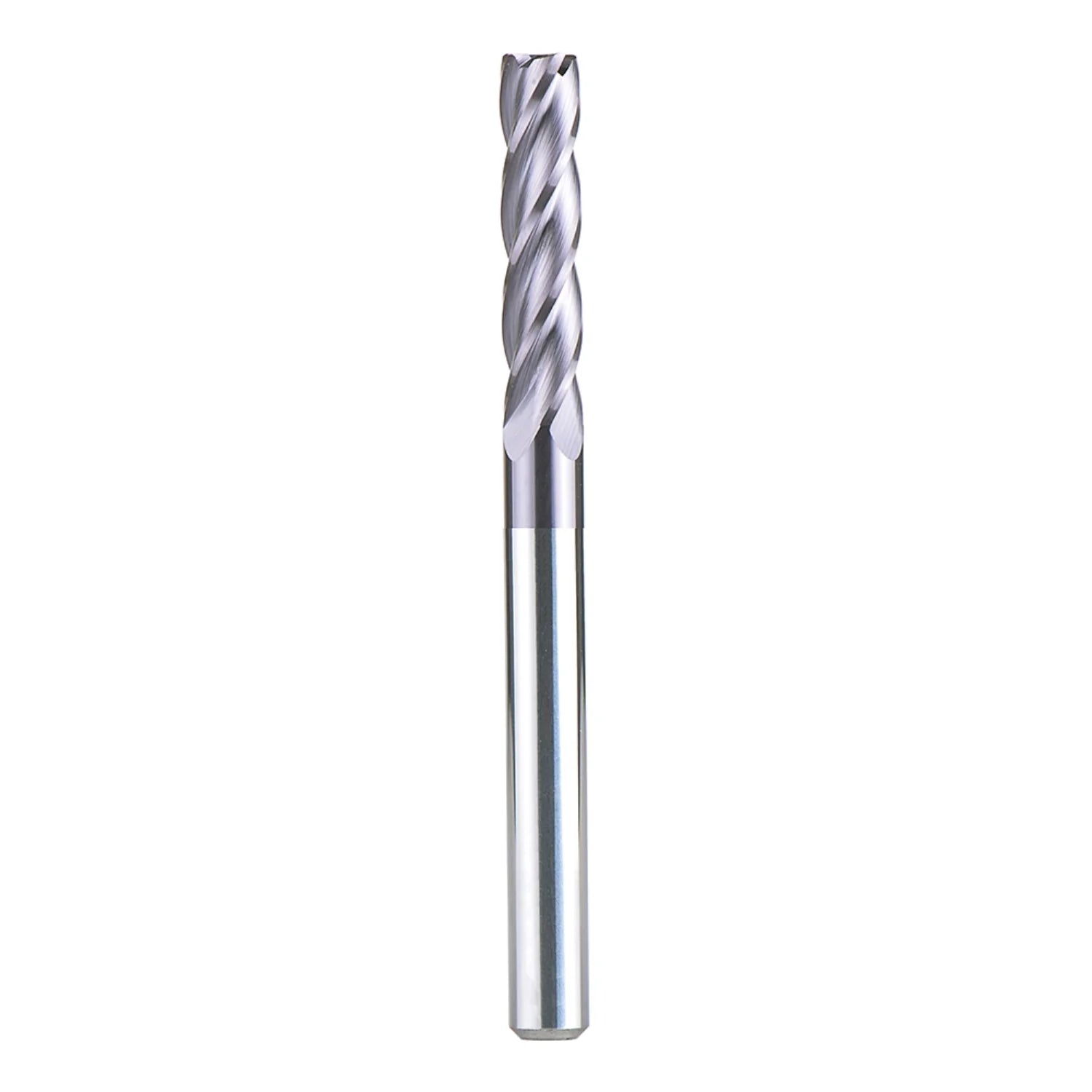 SpeTool 4 Flutes 1/4" Shank Carbide Flat Top End Mill For Stell Maching