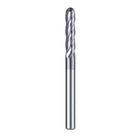 SpeTool 4 Flutes Carbide Ball Nose End Mill 1/4" Shank Carbide Router Bit
