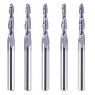 SPEtool CNC tapered ball nose router bit, 1mm radius, 1/8-inch shank (product image)