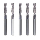 SpeTool 5Pcs 2 Flute 1/8 Inch Router Bit Square Nose Carbide End Mill