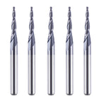 SPEtool CNC tapered ball nose router bit, 0.5mm radius, 1/8-inch shank (product image)