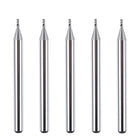 SpeTool 5pcs 1/32" Dia 1/8" SHK 3 Flutes Router Bits for Aluminum Cut