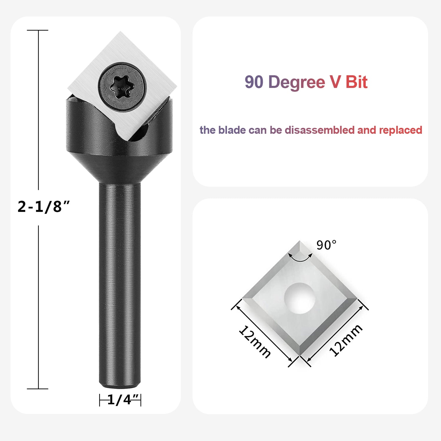 SpeTool V Groove Router Bits - Precision Tools for Clean V-Shaped Grooves