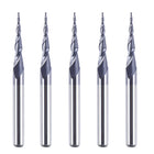 SpeTool CNC 2D 3D Carving R0.25mm 5.12 Deg Tapered Ball Nose Router bit