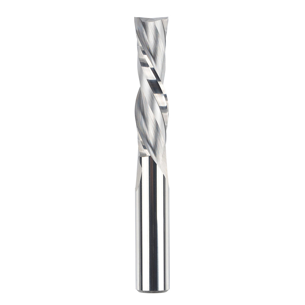 BINSTAK Extra Long 5″ Downcut Spiral Router Bit – 1/2″ Shank X 1/2″ Cutting Diameter, 3″ Cutting Length, TAC Coated Solid Carbide, For Wood CNC-606821