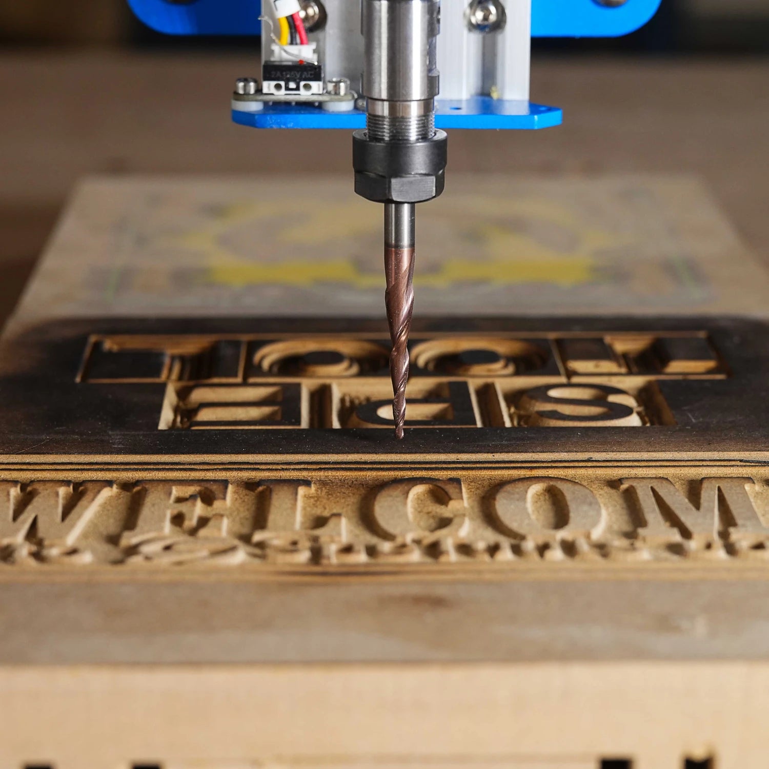 SpeTool H-Si Coated Carving Router Bits Project