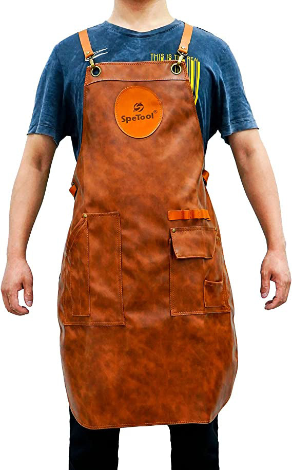 SpeTool O03001 Woodworking Shop Apron for Men and Women