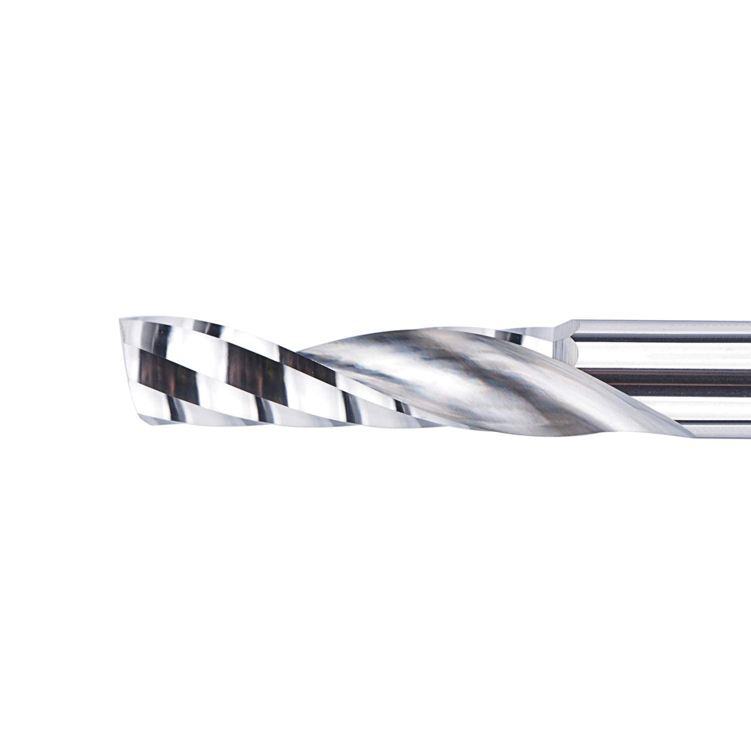 SpeTool DE VHM Alufräser Einschneidiger Fräser mit 8 mm Schaft x 32 mm Schnittlänge CNC Schaftfräser für Aluminium und Kunststoff