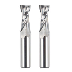 FivePears Up Cut Spiral Router Bit For CNC - 1/8\" Cutting Diameter, 1/4\" Shank, Extreme Life Coated - For Wood Carving & Engraving
